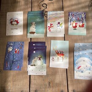 Lot of Vintage Christmas Cards 1998